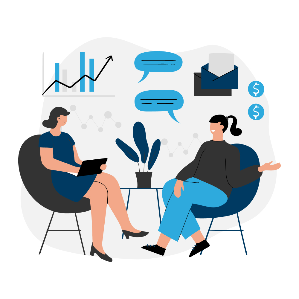 Illustartion kostenlose Erstberatung bei der Wyna-Informatik in Unterkulm