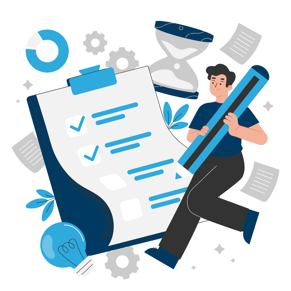 Illustartion zu Planung und Vorbereitung von der Wyna-Informatik in Unterkulm